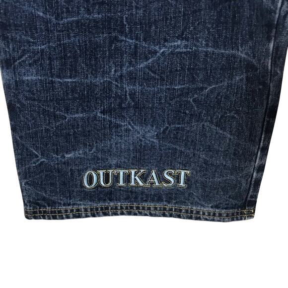 Outkast Clothing Company NWT Men's 42x34 MD1827 Dark Wash Baggy Jeans - Picture 6 of 9